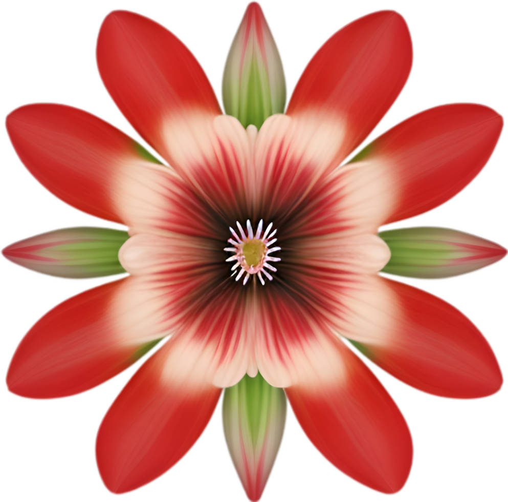 AI generated Flower icon, close-up of a cute colorful flower icon. png