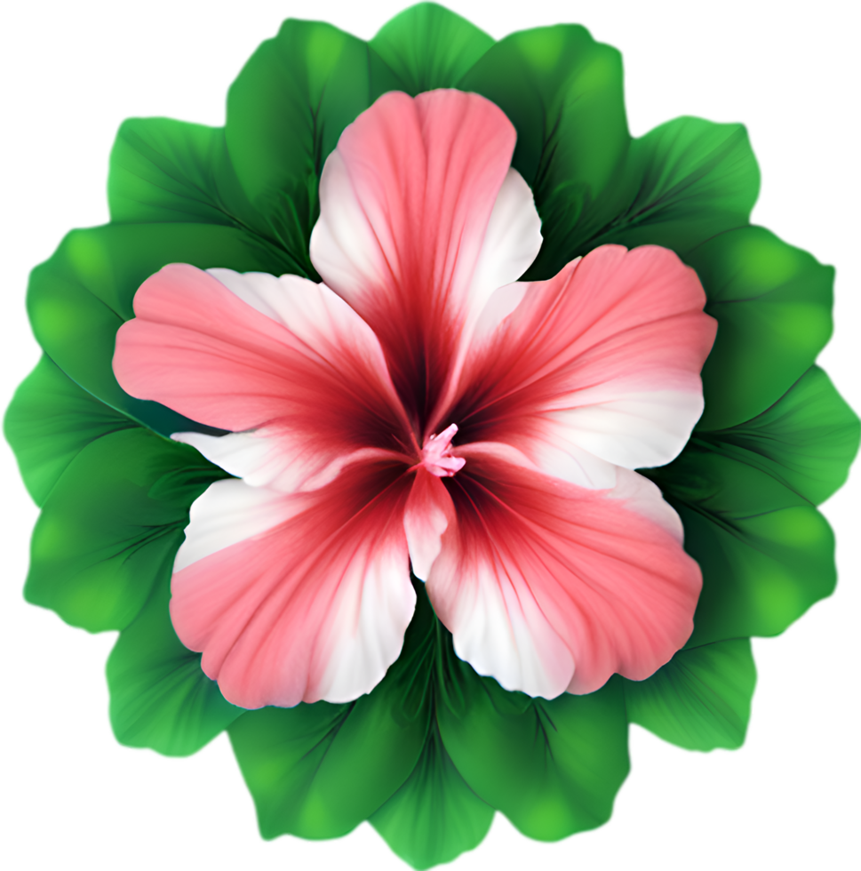AI generated Flower icon, close-up of a cute colorful flower icon. png