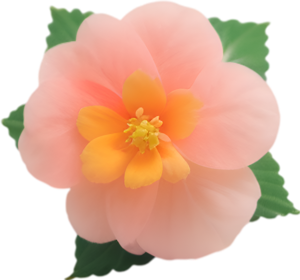 AI generated Flower icon, close-up of a cute colorful flower icon. png