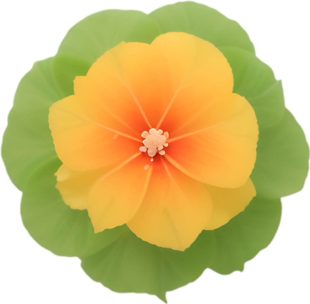 AI generated Flower icon, close-up of a cute colorful flower icon. png