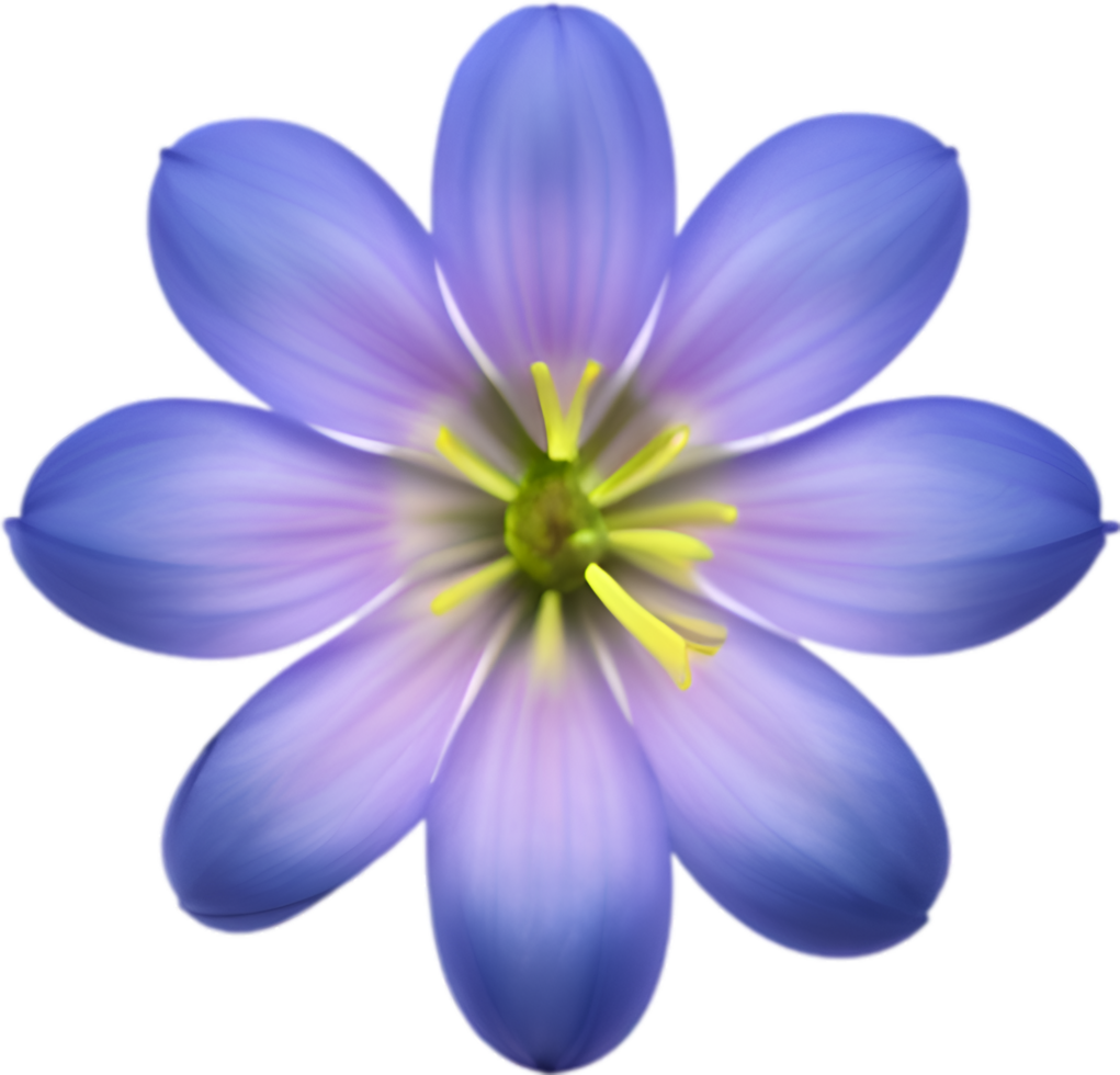 AI generated Flower icon, close-up of a cute colorful flower icon. png