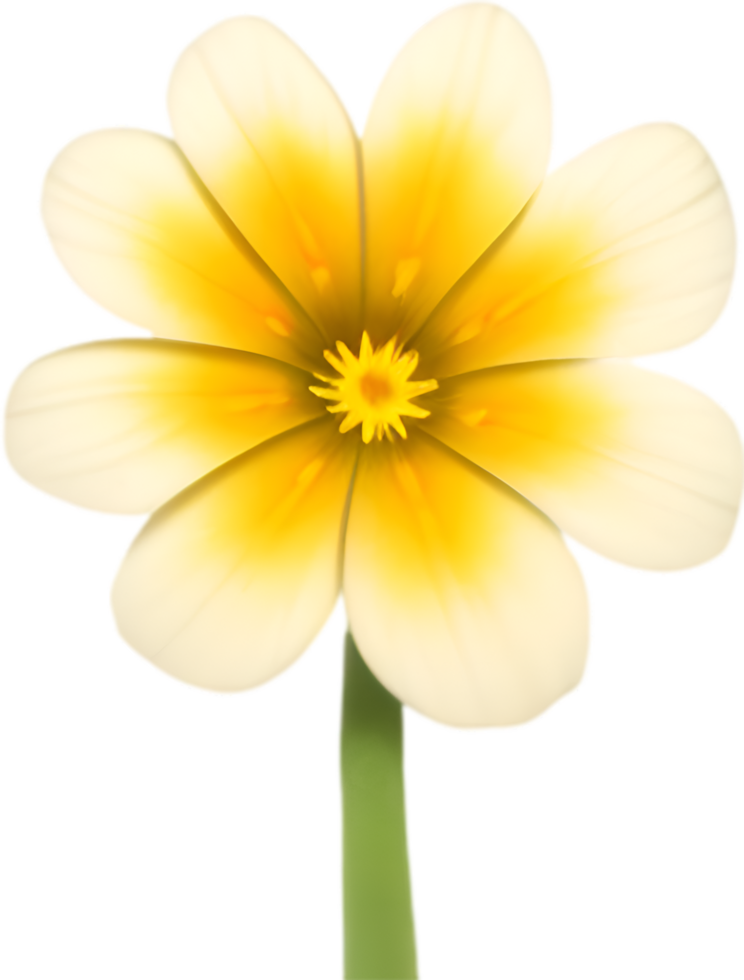 AI generated Flower icon, close-up of a cute colorful flower icon. png