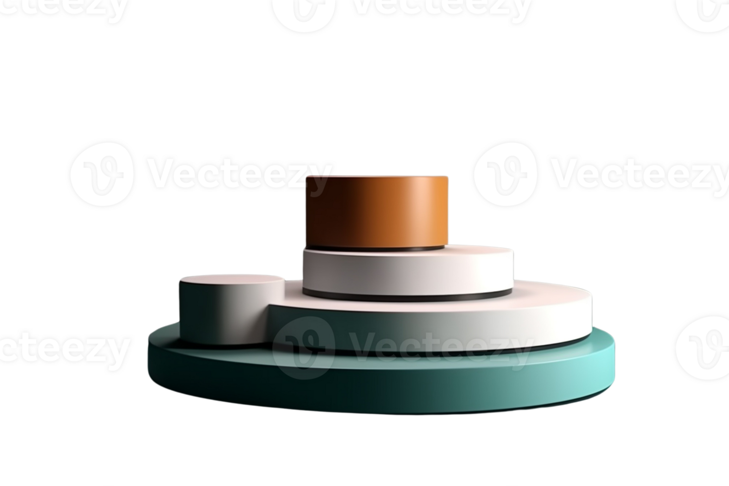 AI generated Product Podium Display - Transparent Background PNG Image