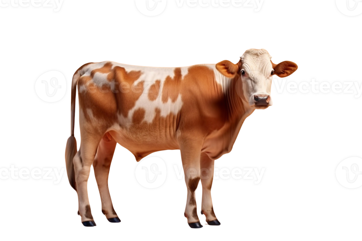 AI generated Cow PNG Image with Transparent Background