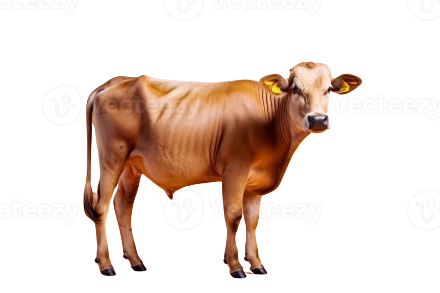 AI generated Cow PNG Image with Transparent Background