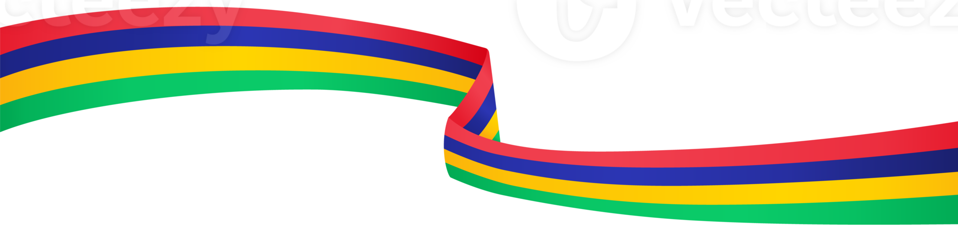 Mauritius  flag wave png