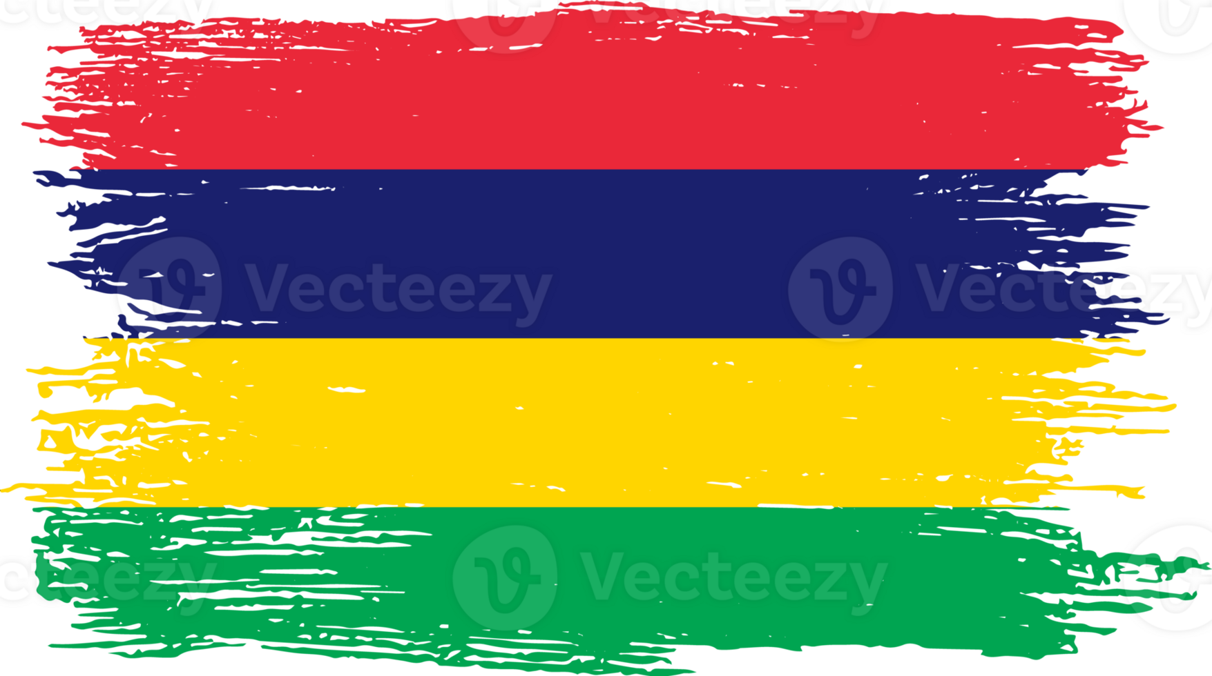 Mauritius vlag borstel png