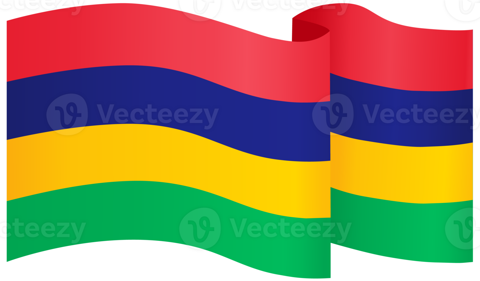 mauritius flagga Vinka png