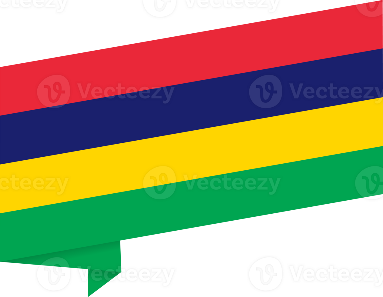 Mauritius  flag wave png