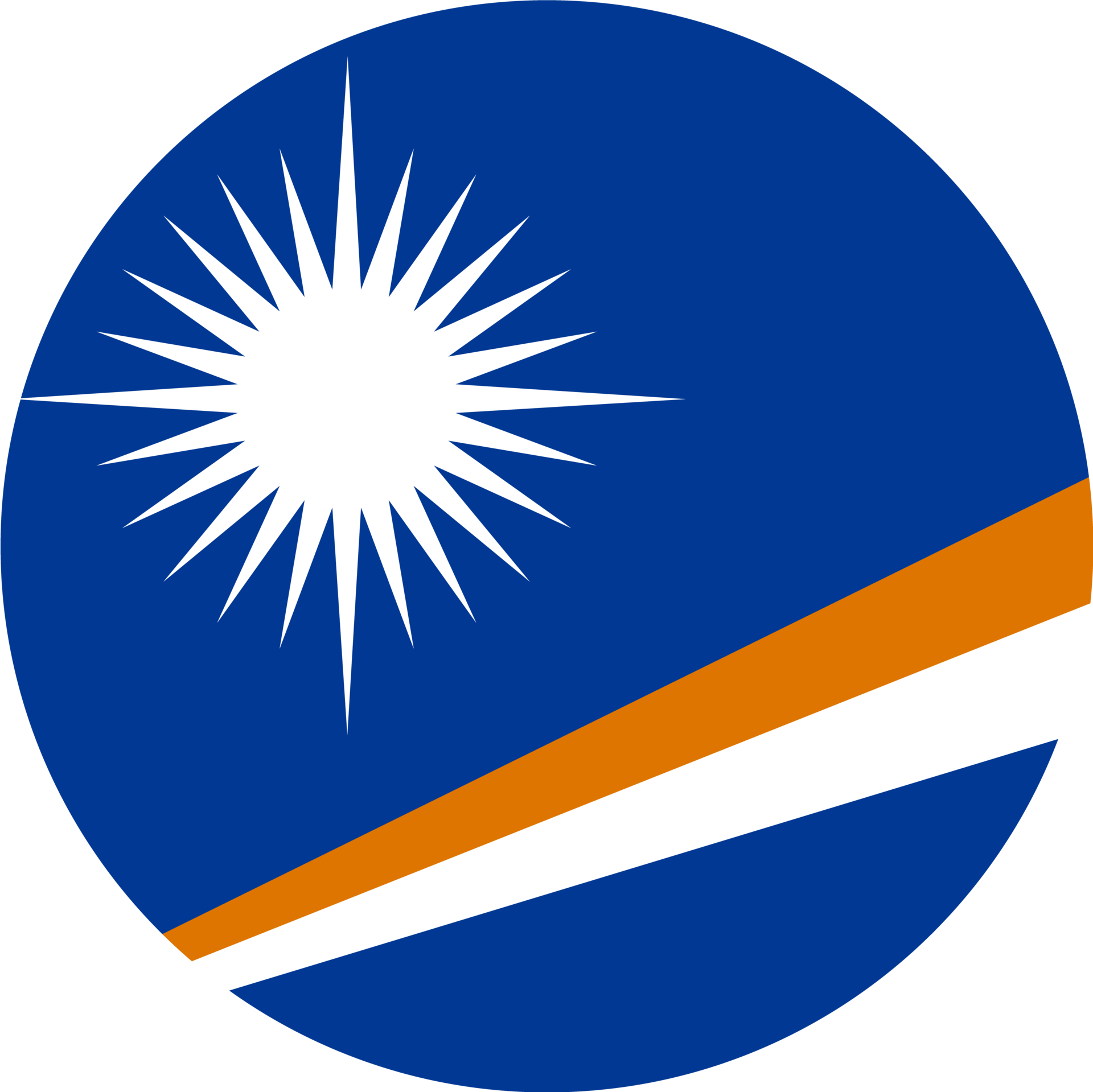 Marshall Islands flag button 39373444 PNG