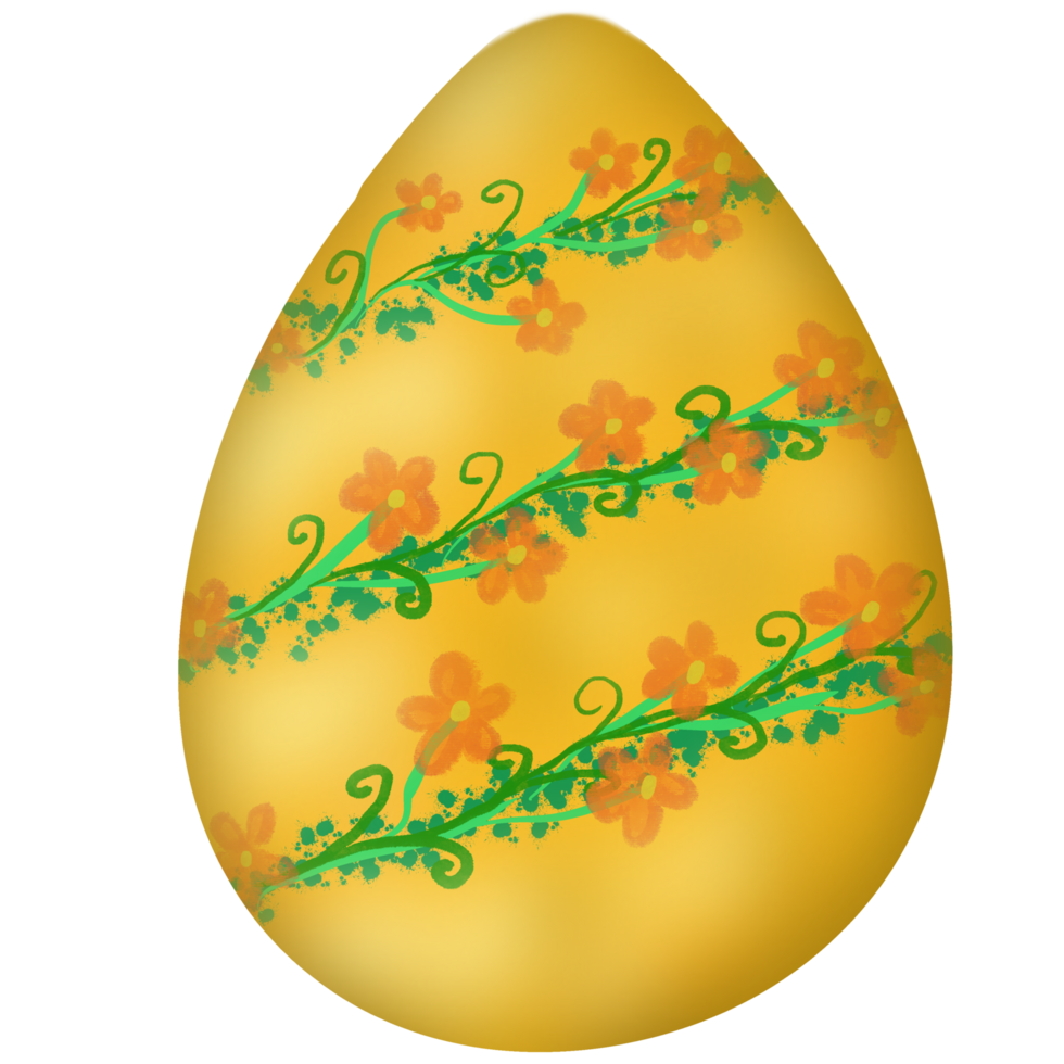 easter card with eggs and flowers png