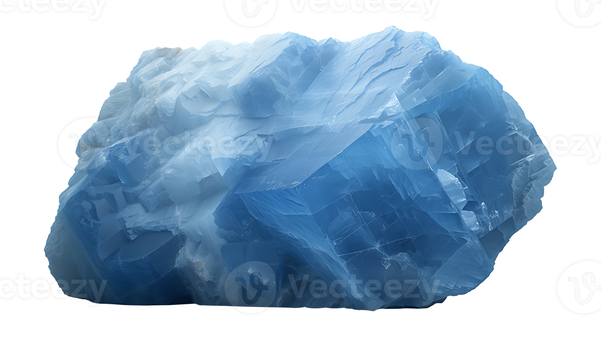 AI generated Blue color stone on a transparent background. Stone png ...