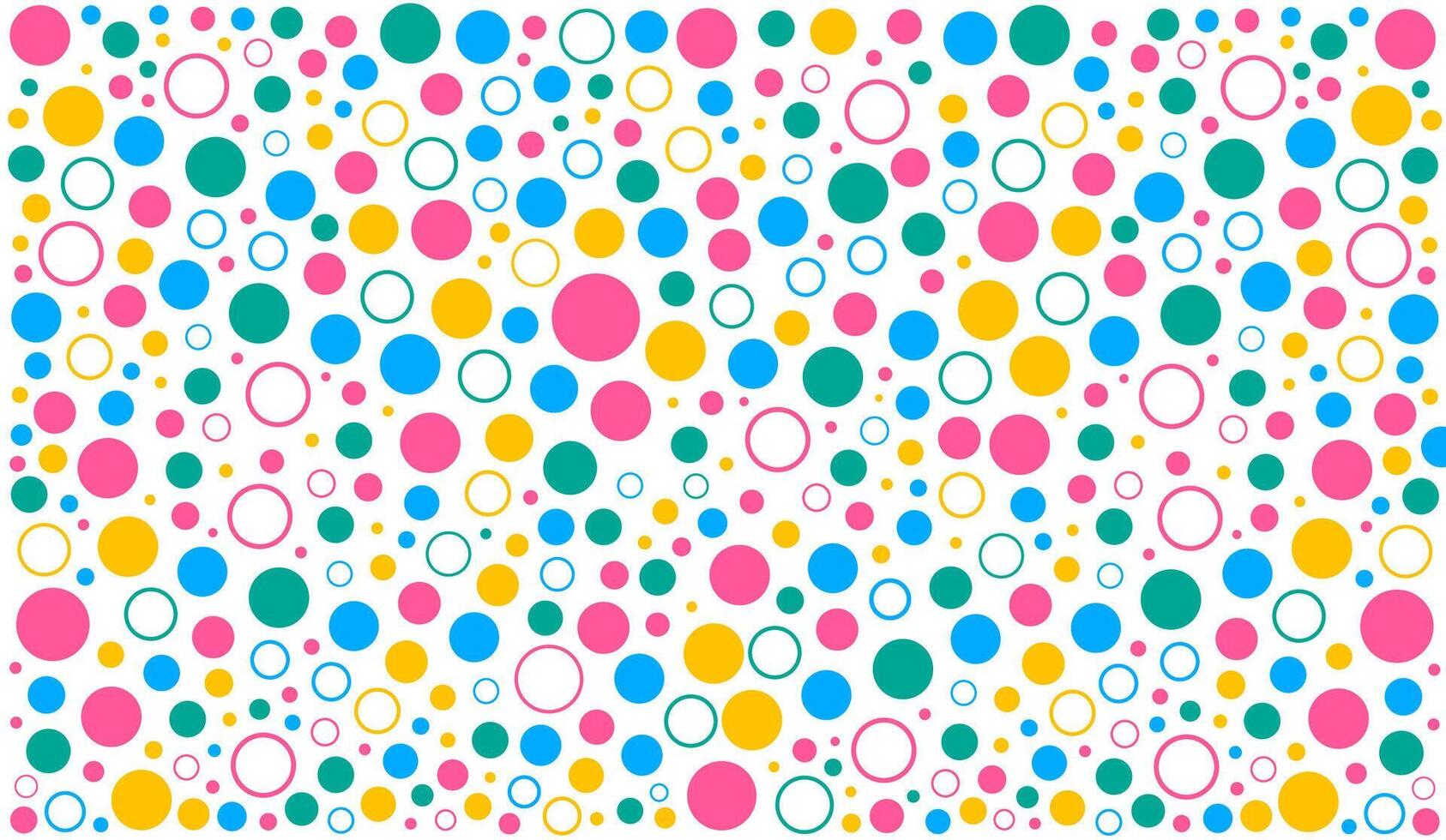 abstract Colorful Trendy circle shape seamless pattern illustration vector background design template in retro style. use to background, banner, placard, book cover, card, and poster design template.