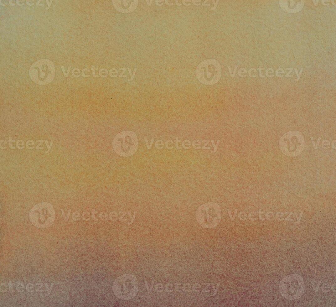 Watercolor abstract background of yellow to orange gradient color. Hand drawn watercolor painting. photo