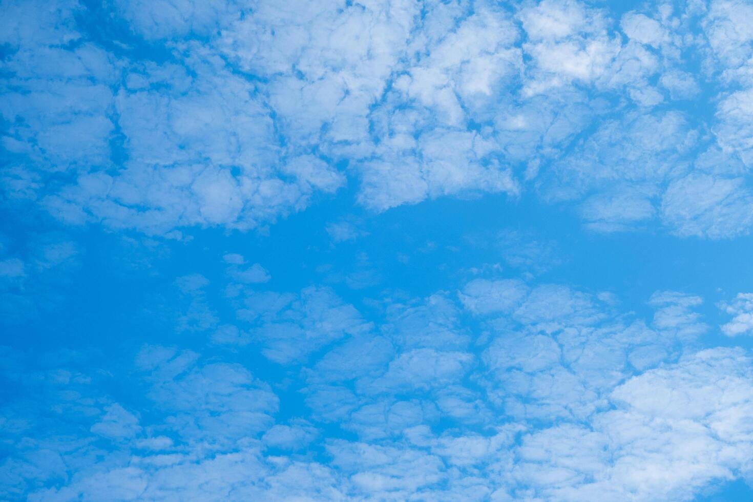 Beautiful sky with clouds and sun on a summer day. Time lapse of clouds above the blue sky with the sun shining. Sky nature background. photo