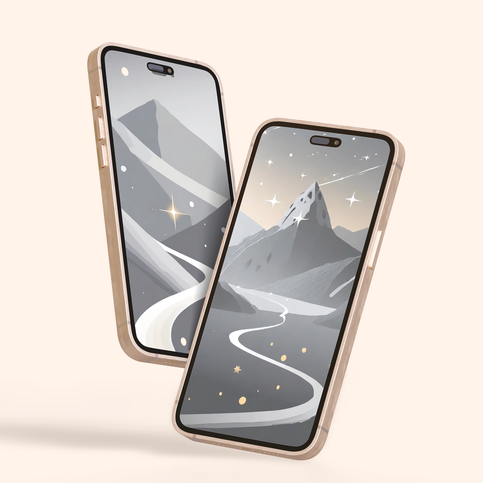 Mobile smartphone mockup editable psd included with walpaper