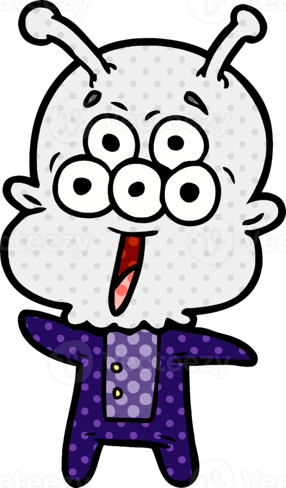 happy cartoon alien png
