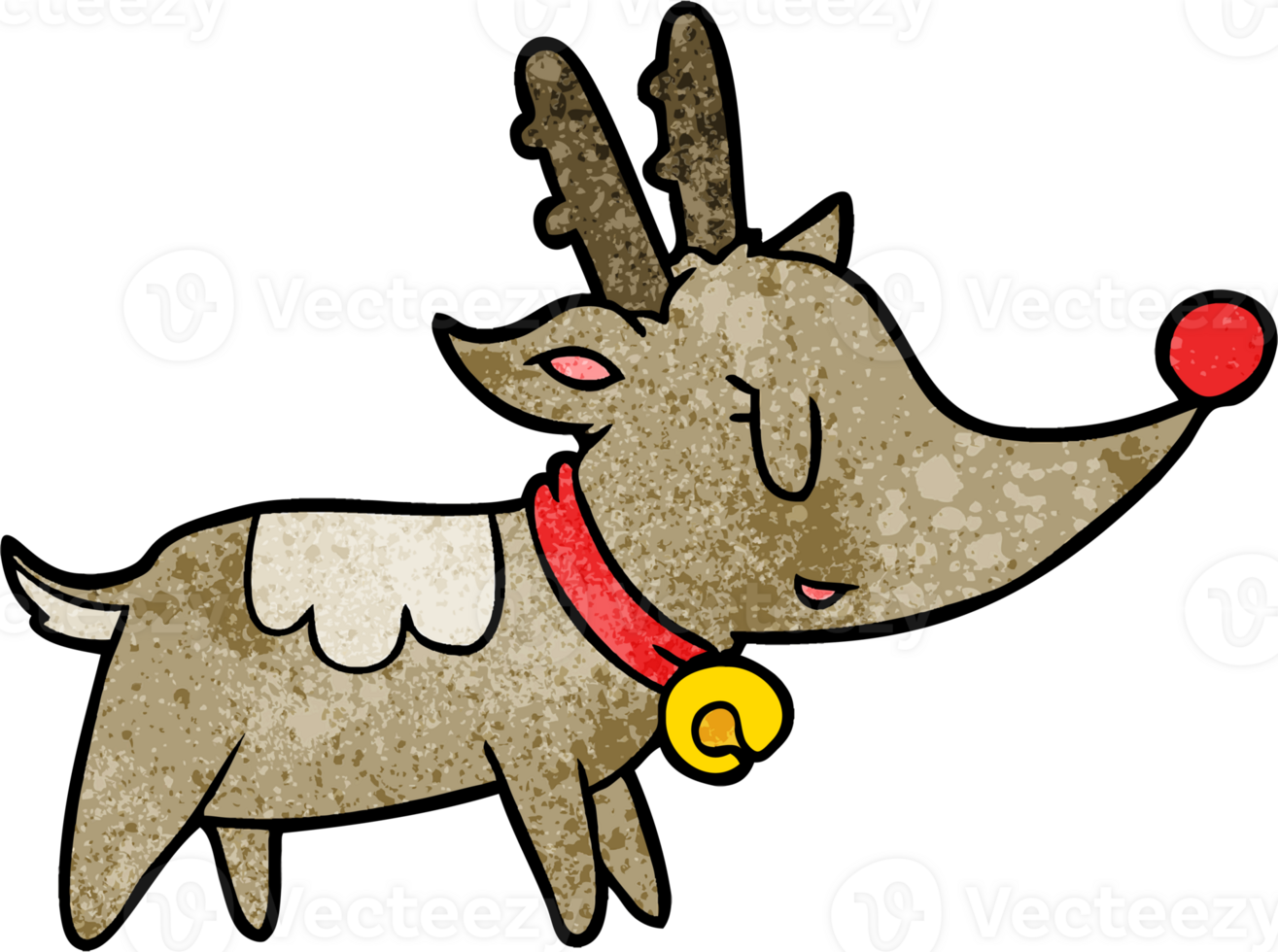 cartoon christmas reindeer png