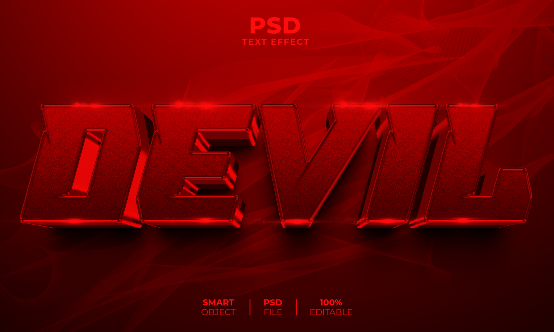 Devil 3D editable text effect 39379055 PSD