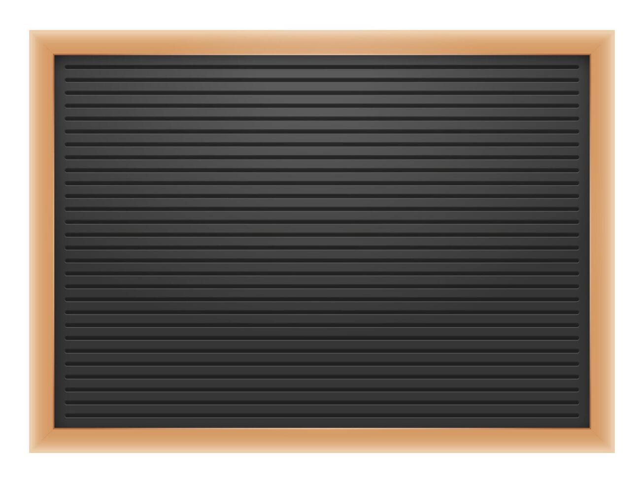 Letter board or blackboard for post menu vector