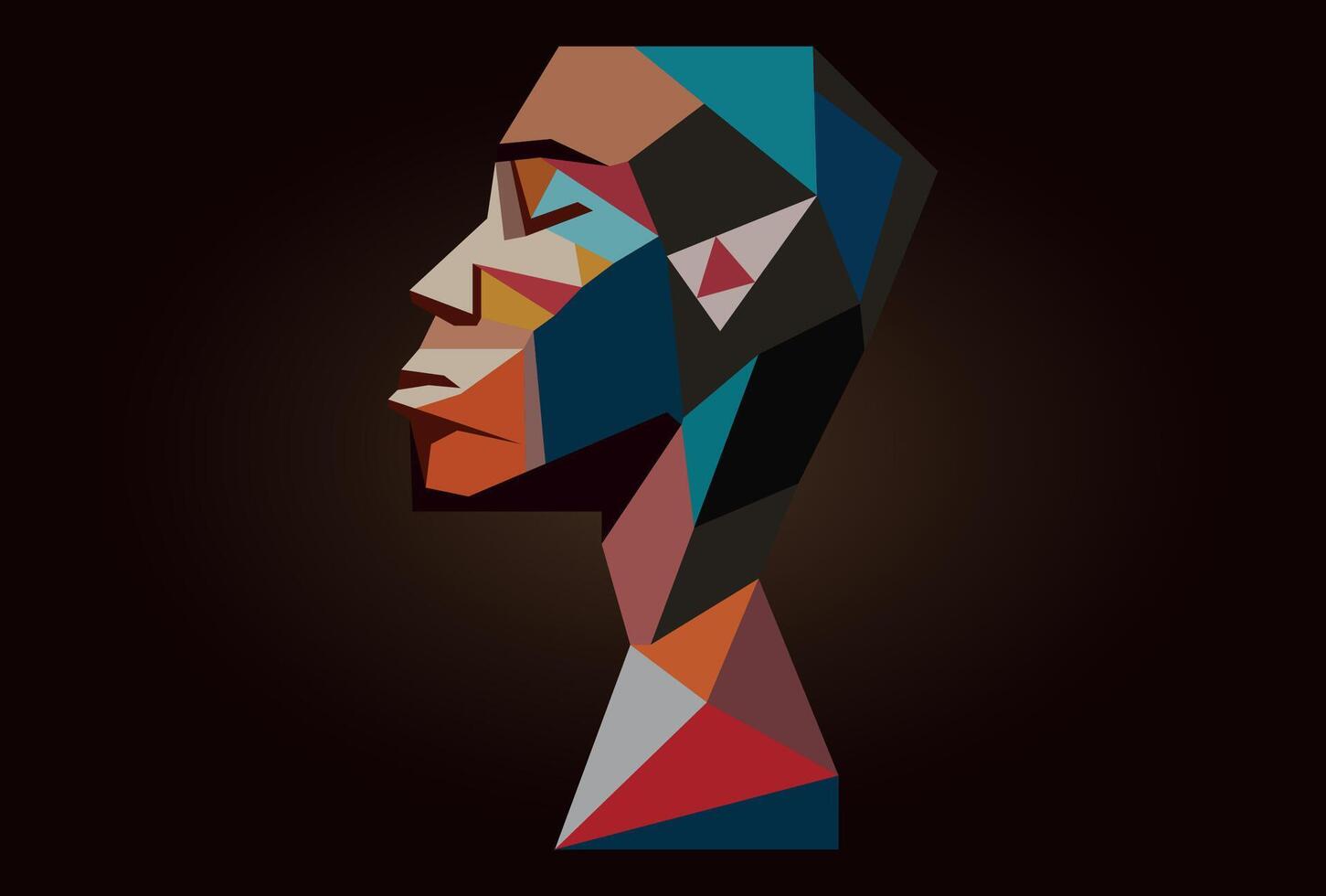 Abstract of Man vector