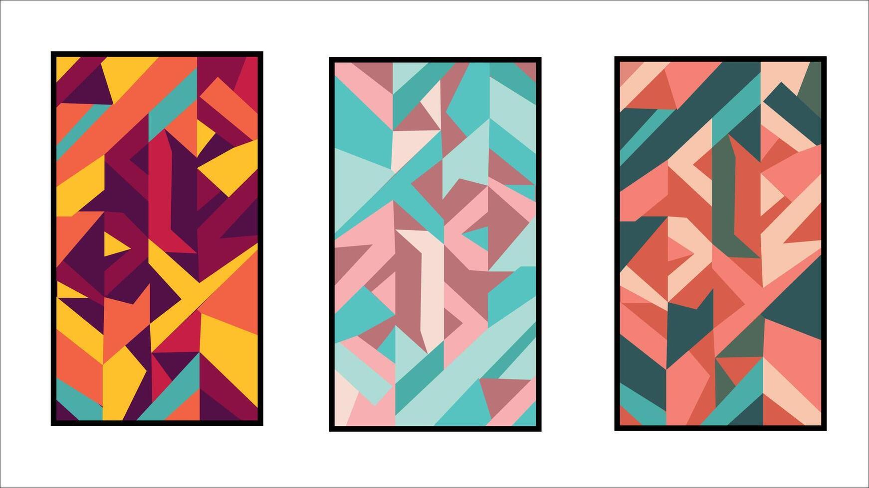 Colorful Geometric Background vector