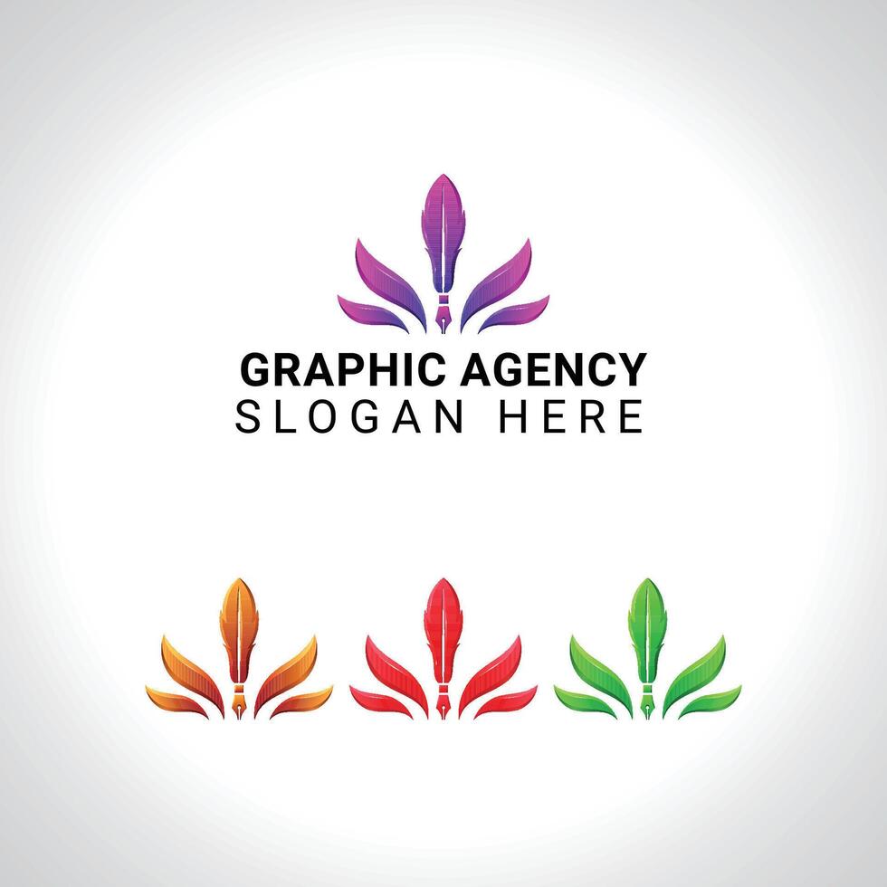 A logo branding identity corporate vector logo design