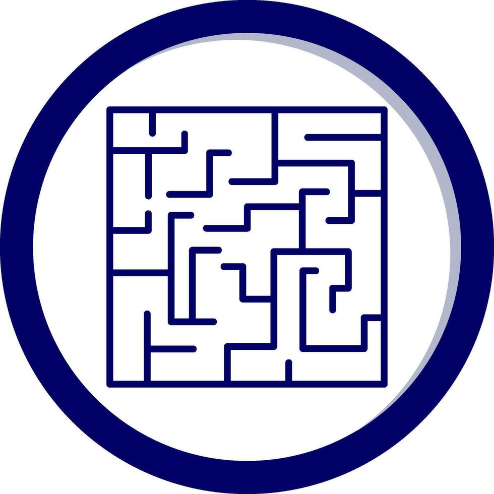 Maze Vector Icon