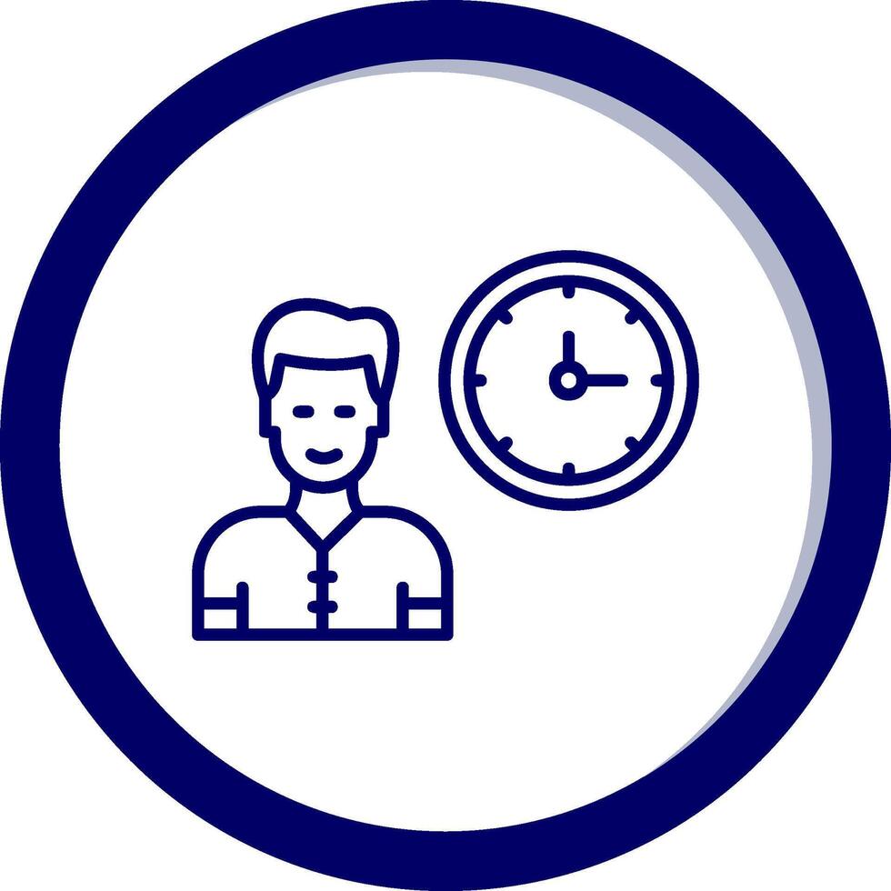 Work Time Vector Icon