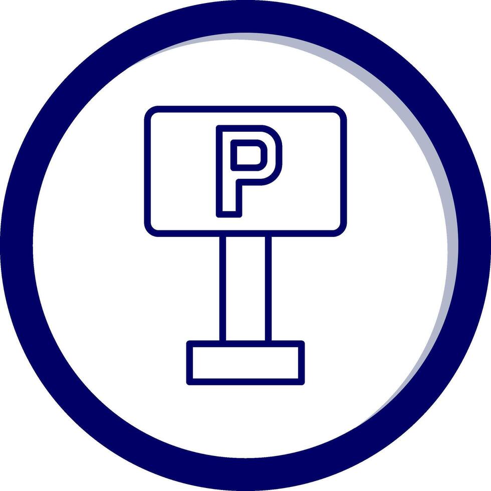 Parking Sign Vector Icon