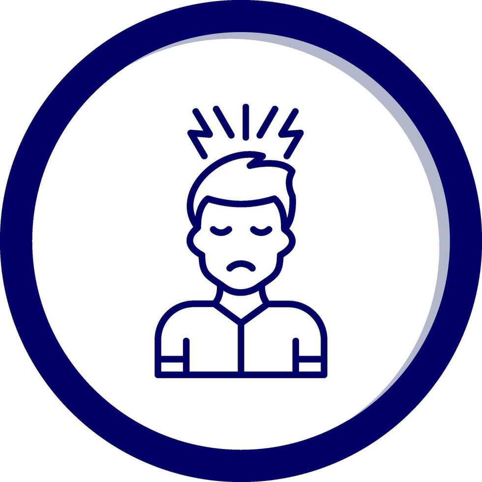 Stress Vector Icon