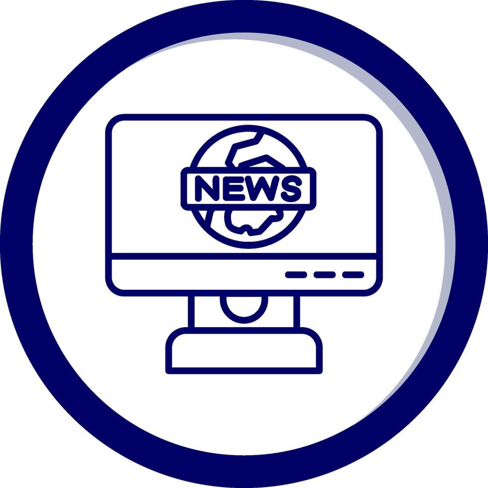 News Report Vector Icon