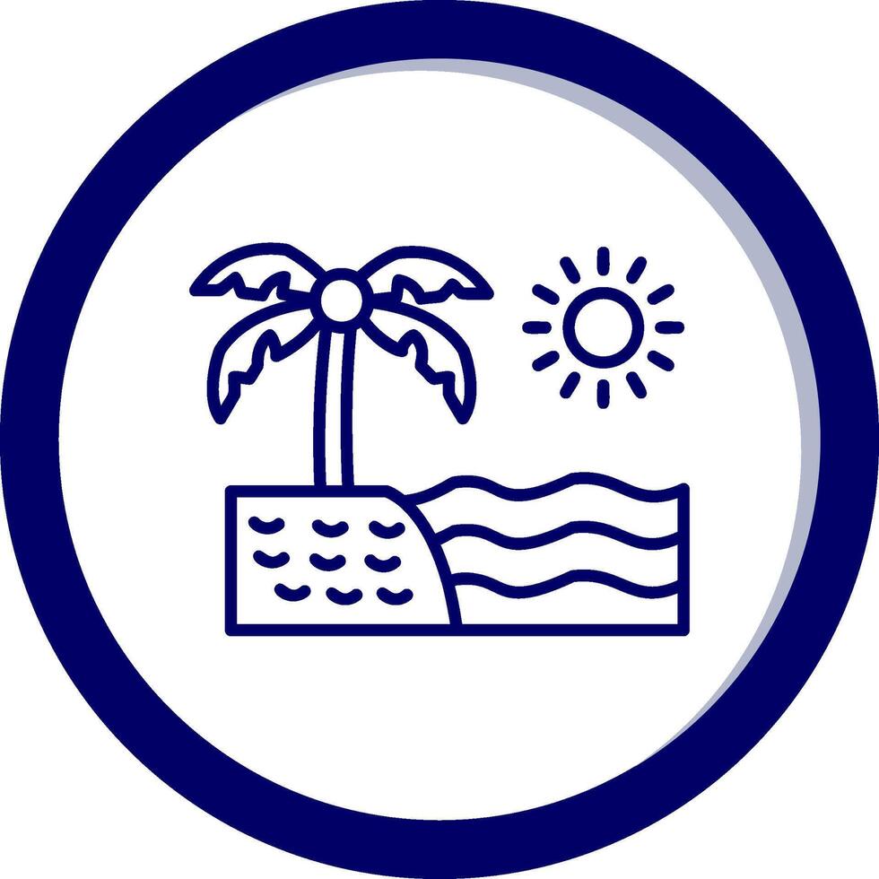Beach Vector Icon