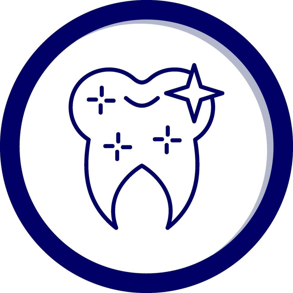 Healthy Clean Tooth Vector Icon