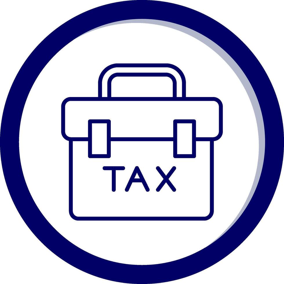 Tax Portfolio Vector Icon