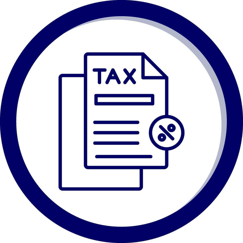 Tax Discount Vector Icon