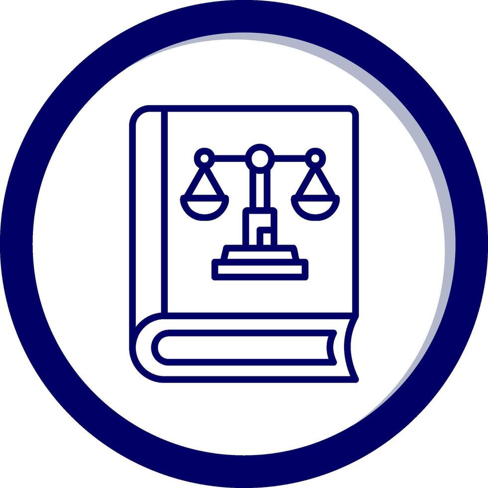 Justice Book Vector Icon