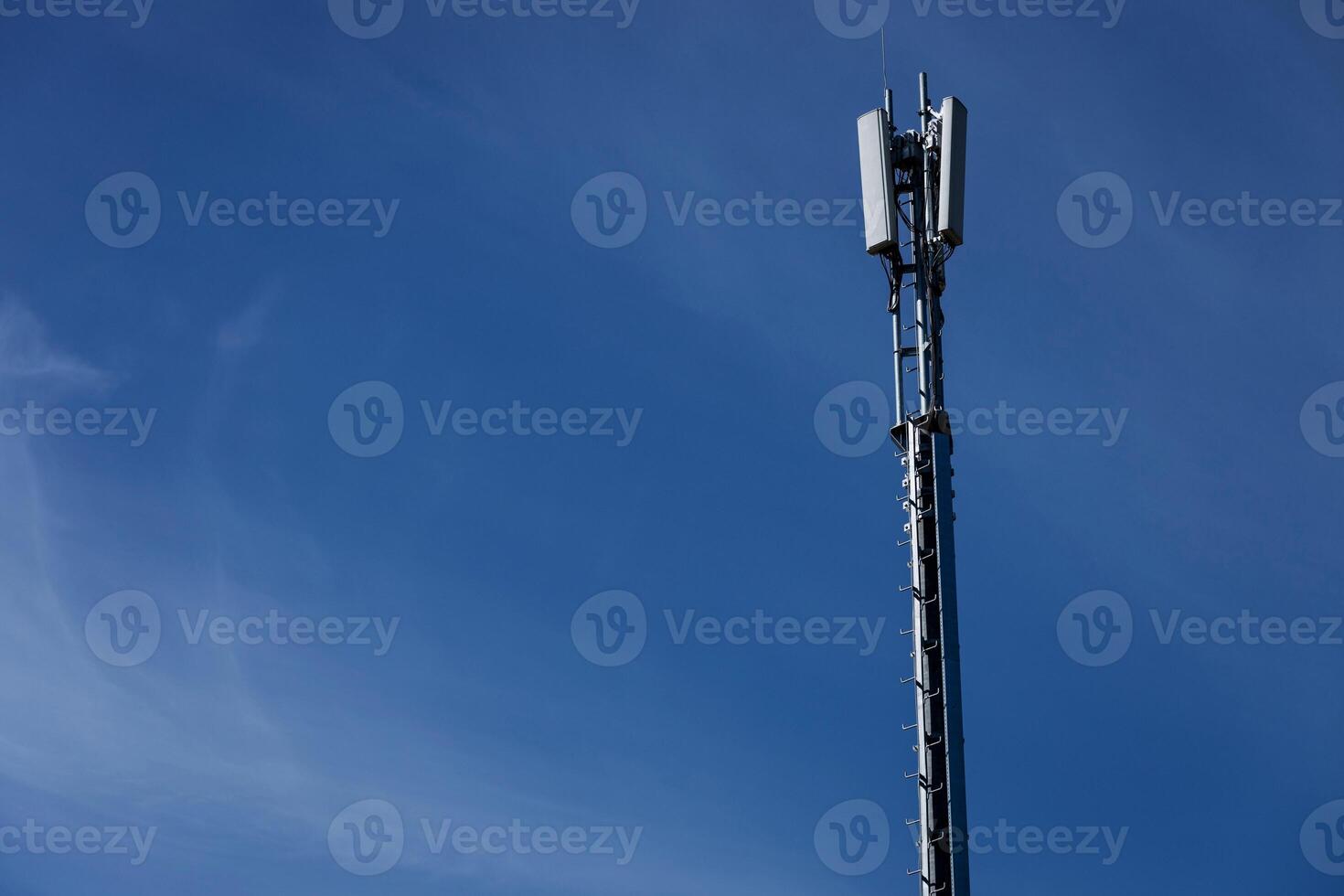 Telecommunication tower of 4G and 5G cellular photo