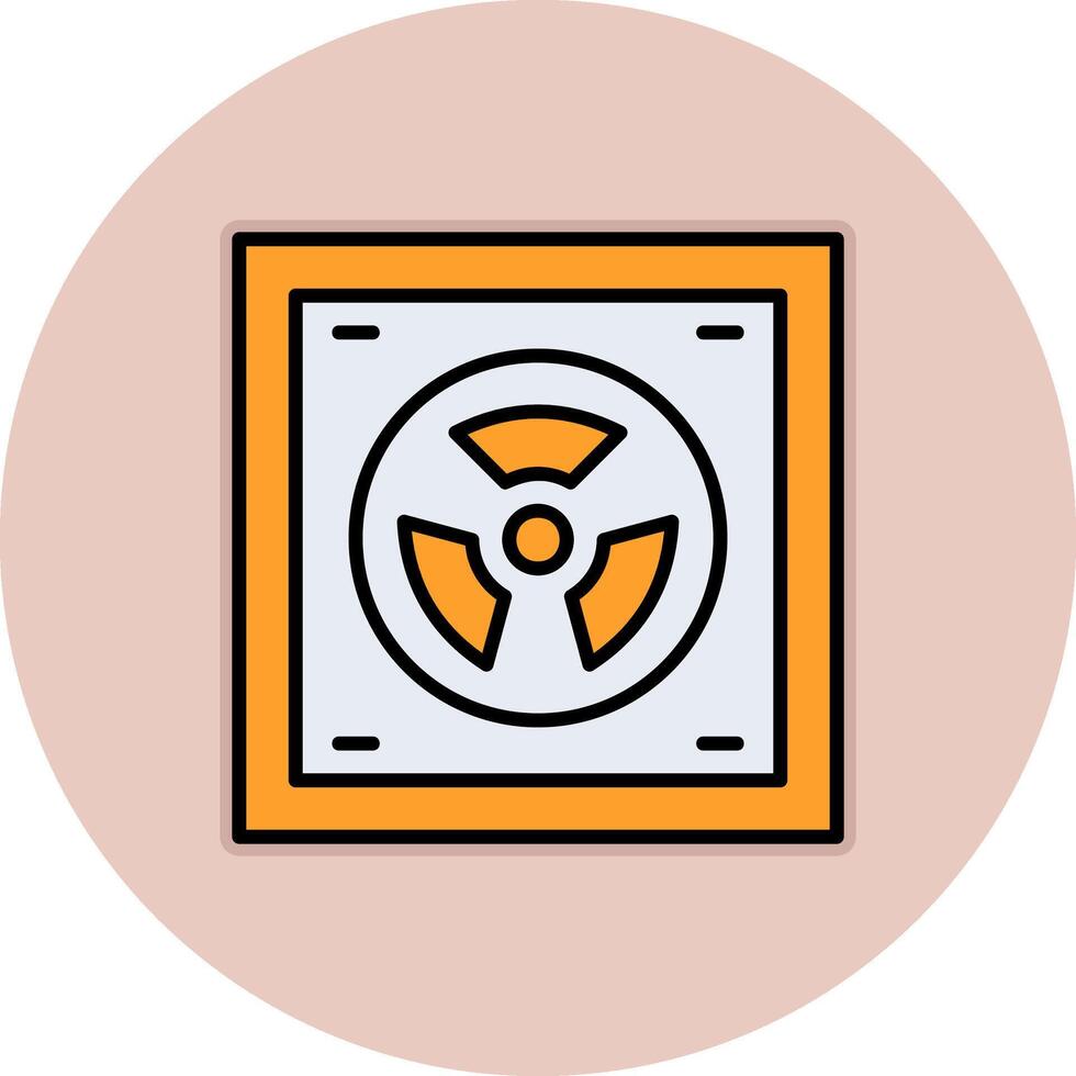 Radioactive Vector Icon