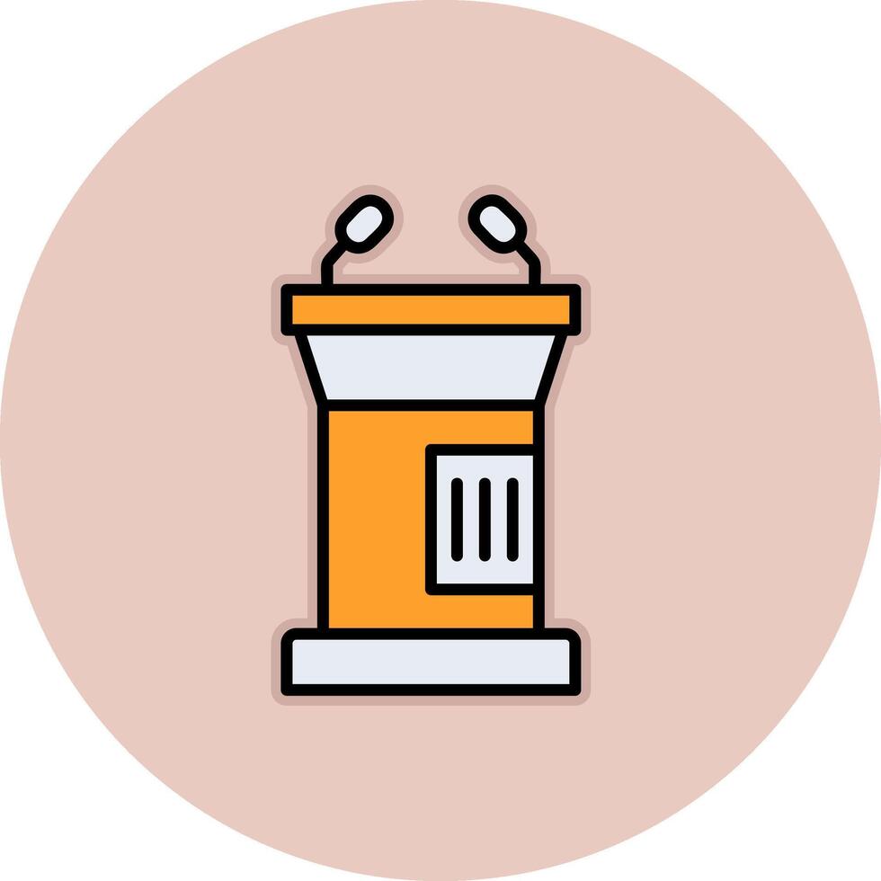Lectern Vector Icon