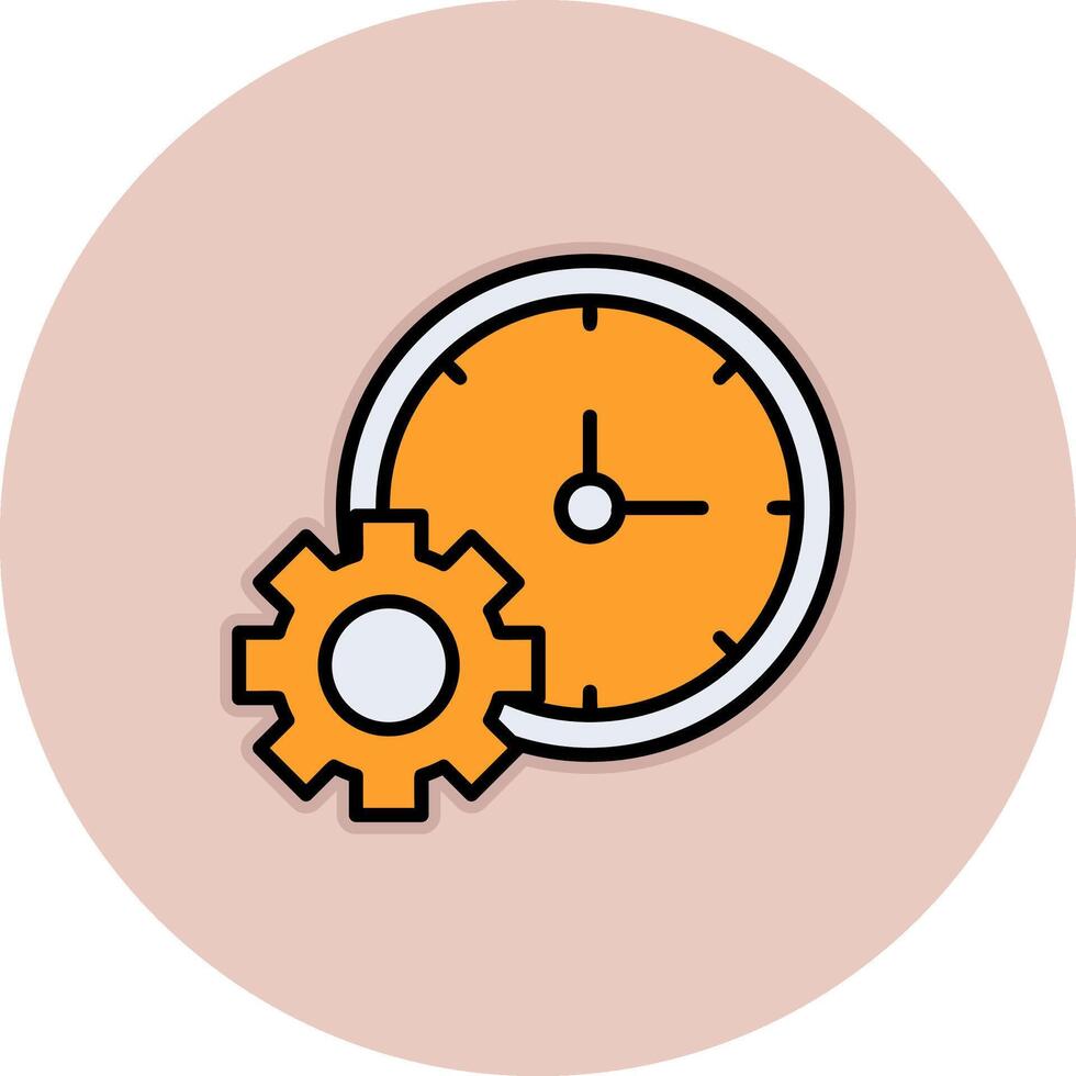 Time Manager Vector Icon