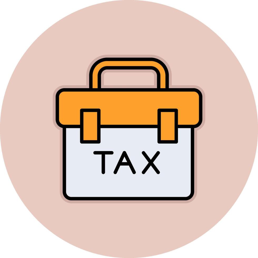 Tax Portfolio Vector Icon