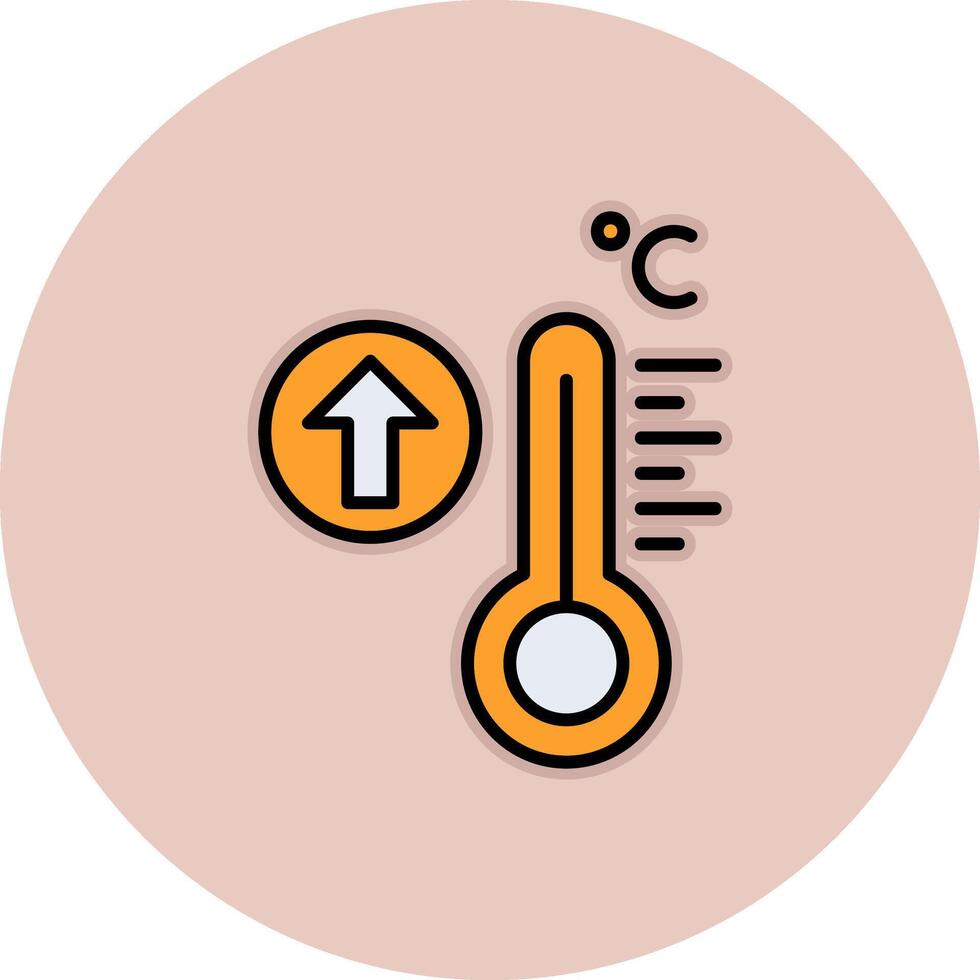 High Temperature Vector Icon