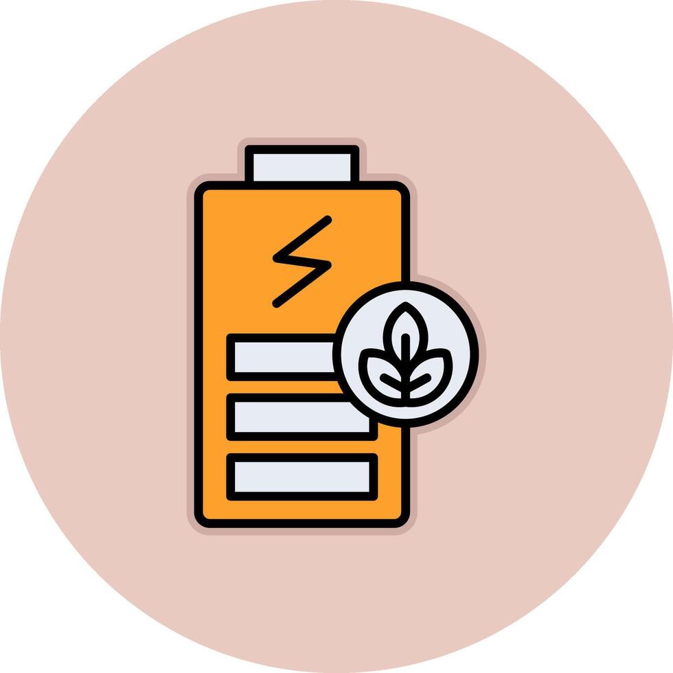 Green Battery Vector Icon