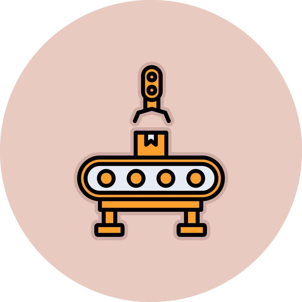 Factory Machine Vector Icon