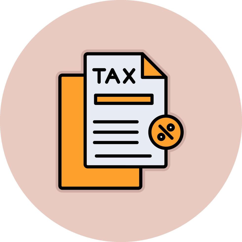 Tax Discount Vector Icon