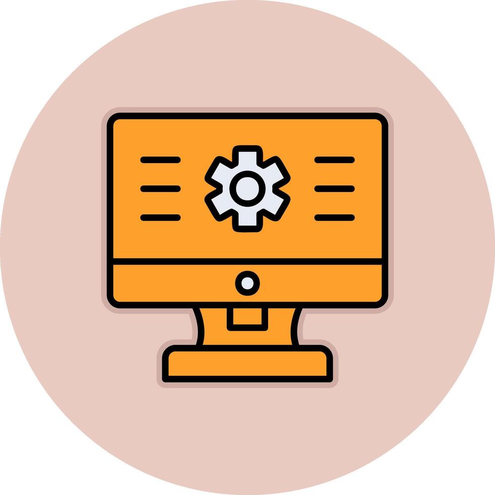 Monitor Vector Icon