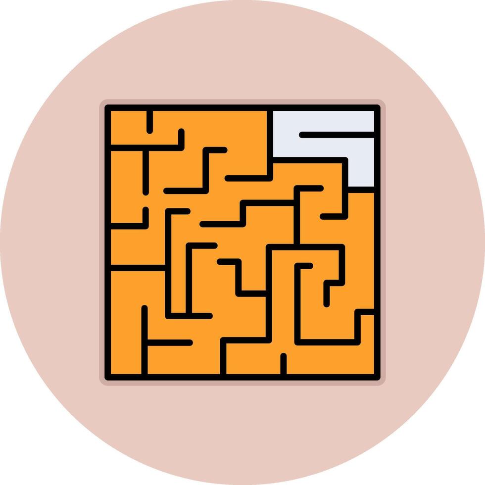 Maze Vector Icon