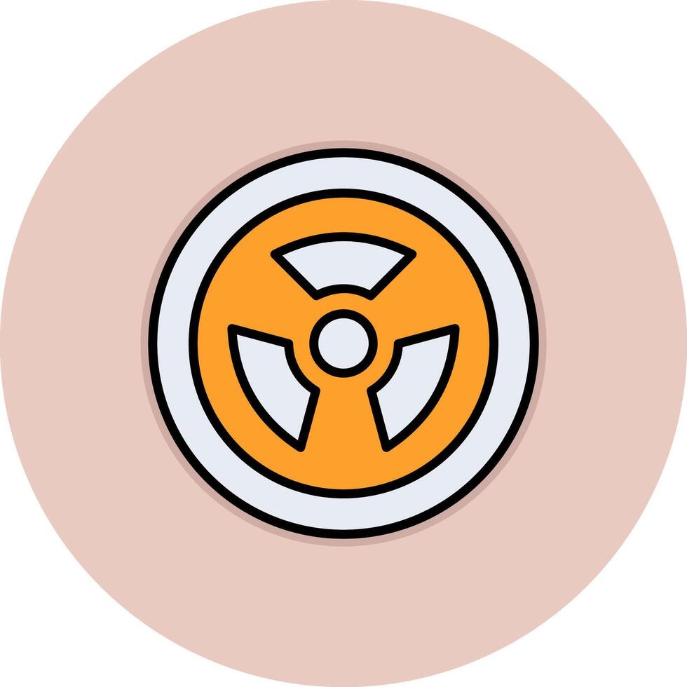 Radiation Vector Icon