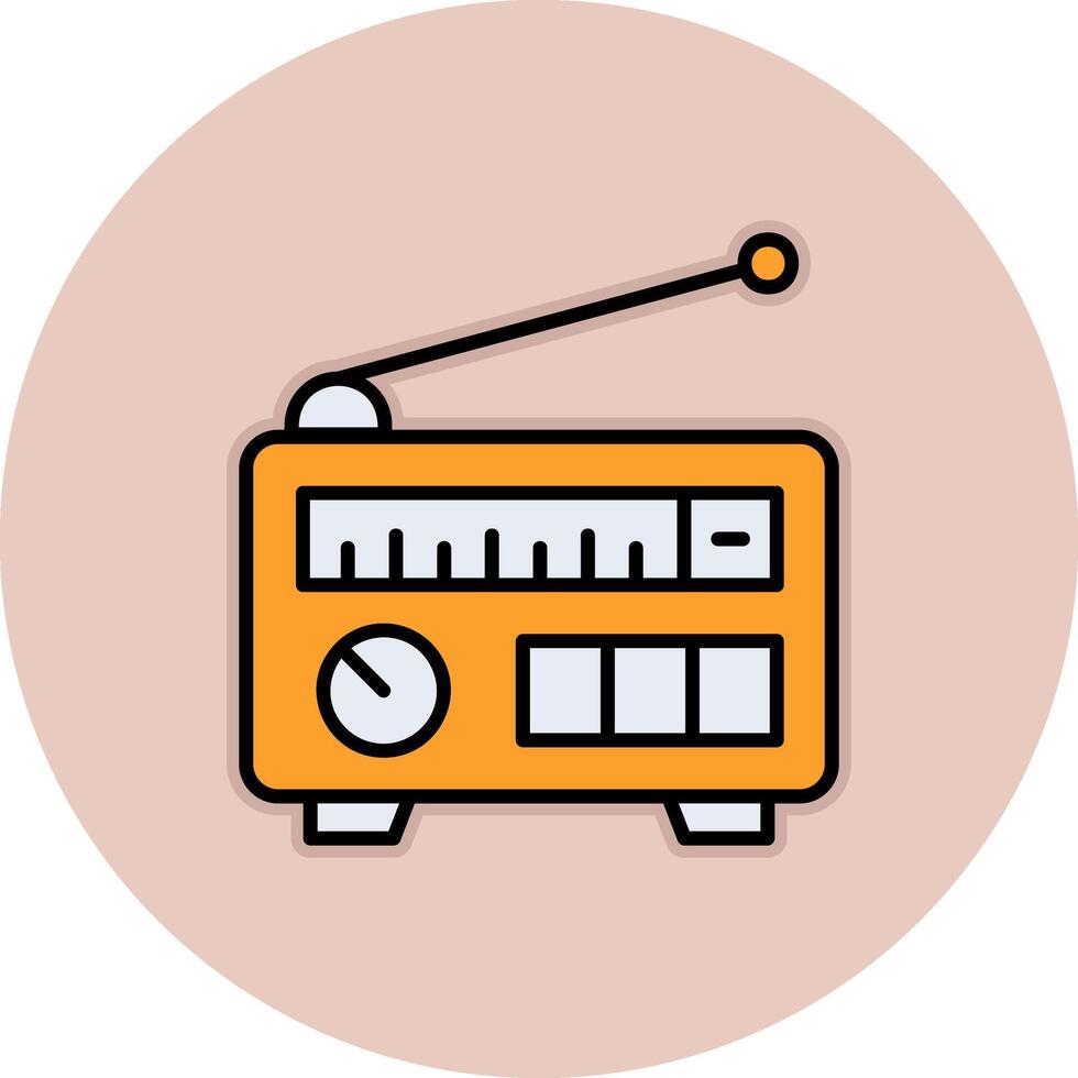 Radio Vector Icon